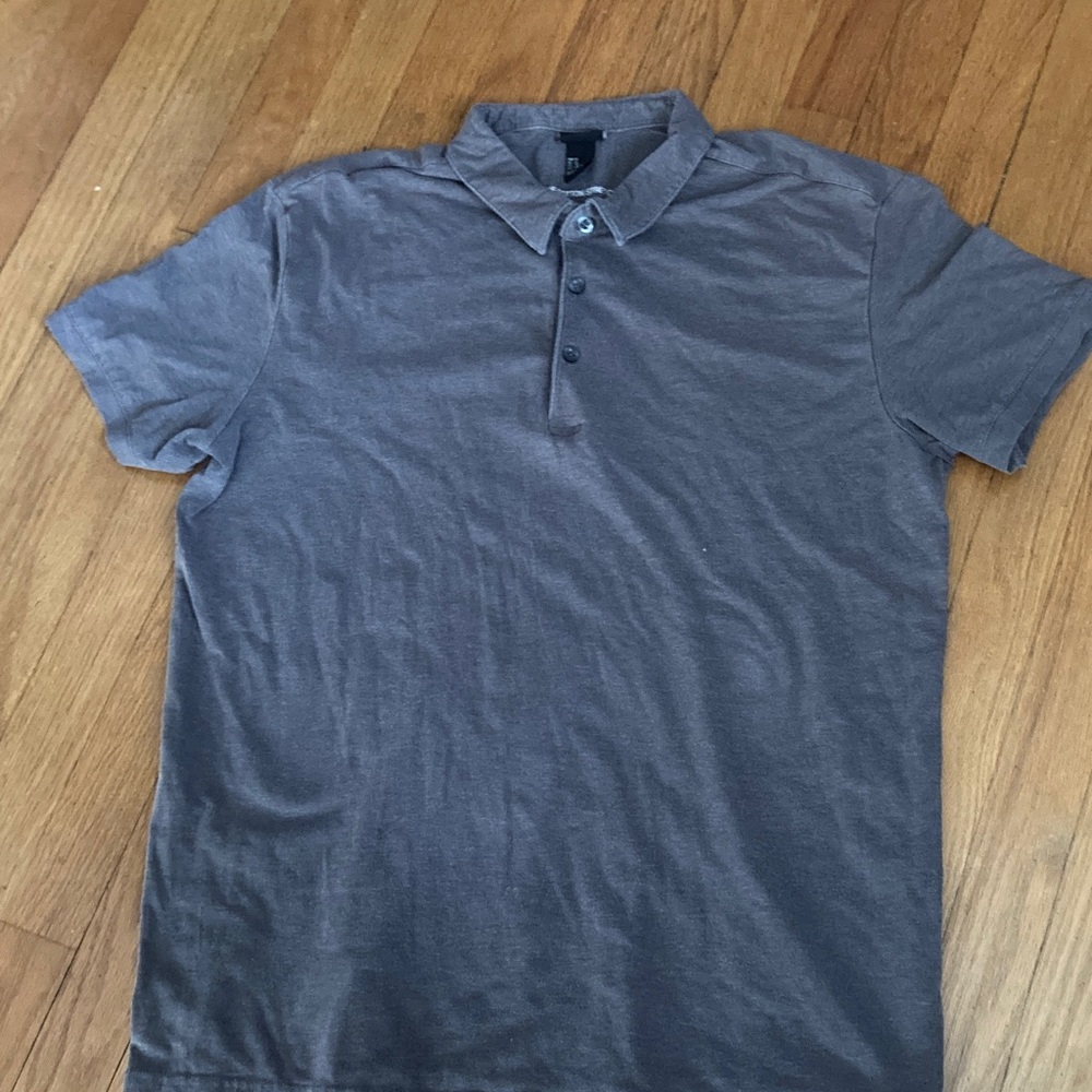 H&M Charcoal gray Polo Shirt size XL